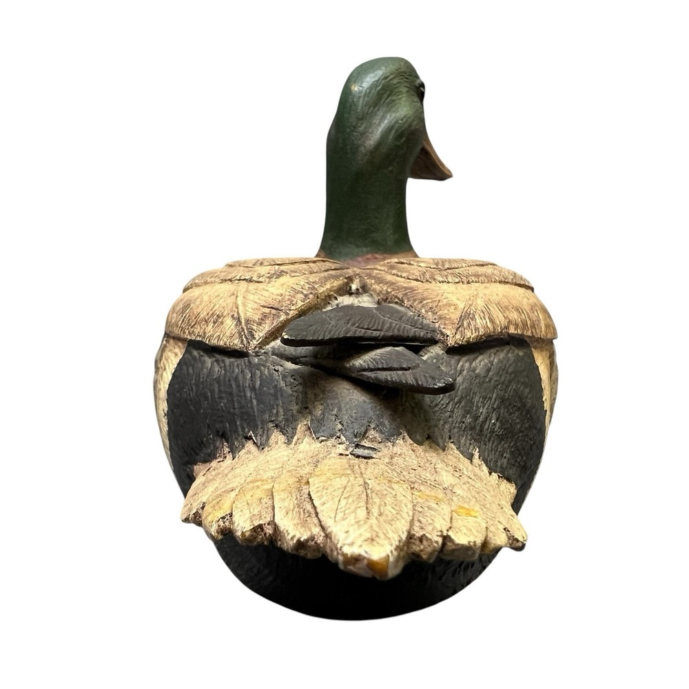Hal Wheeler Duck Decoy Mallard Drake Hand Carved Signed Original Wood Carving - Picture 6 of 12